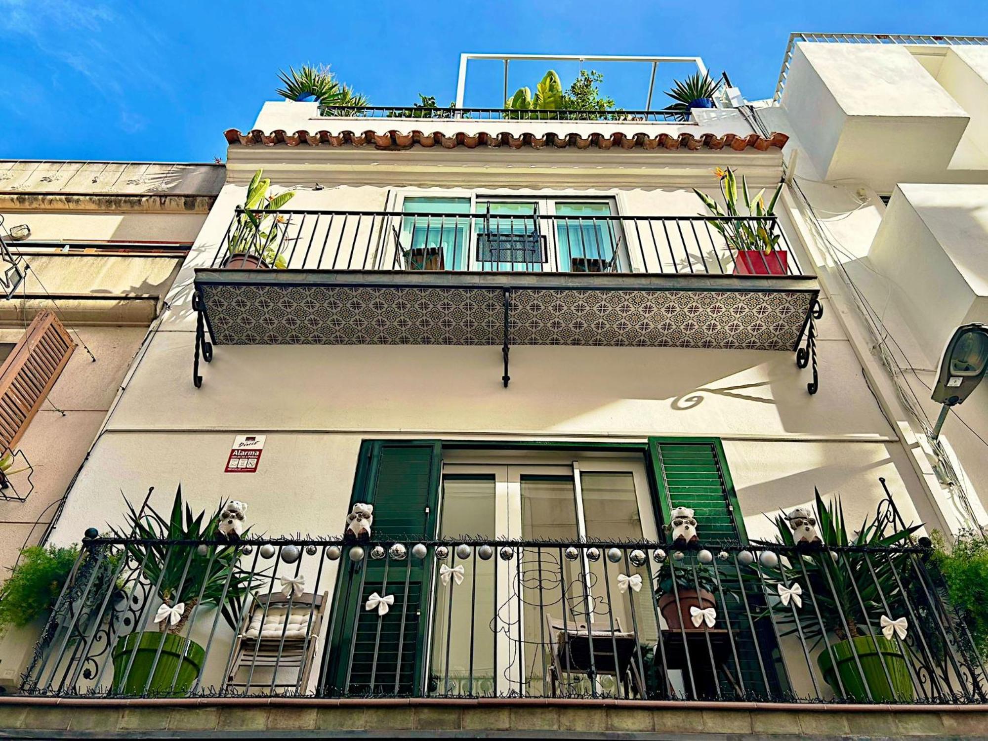 Abbott Apartment - 1 Min From The Beach - 100M2 - Sleeps 8 Sitges Luaran gambar